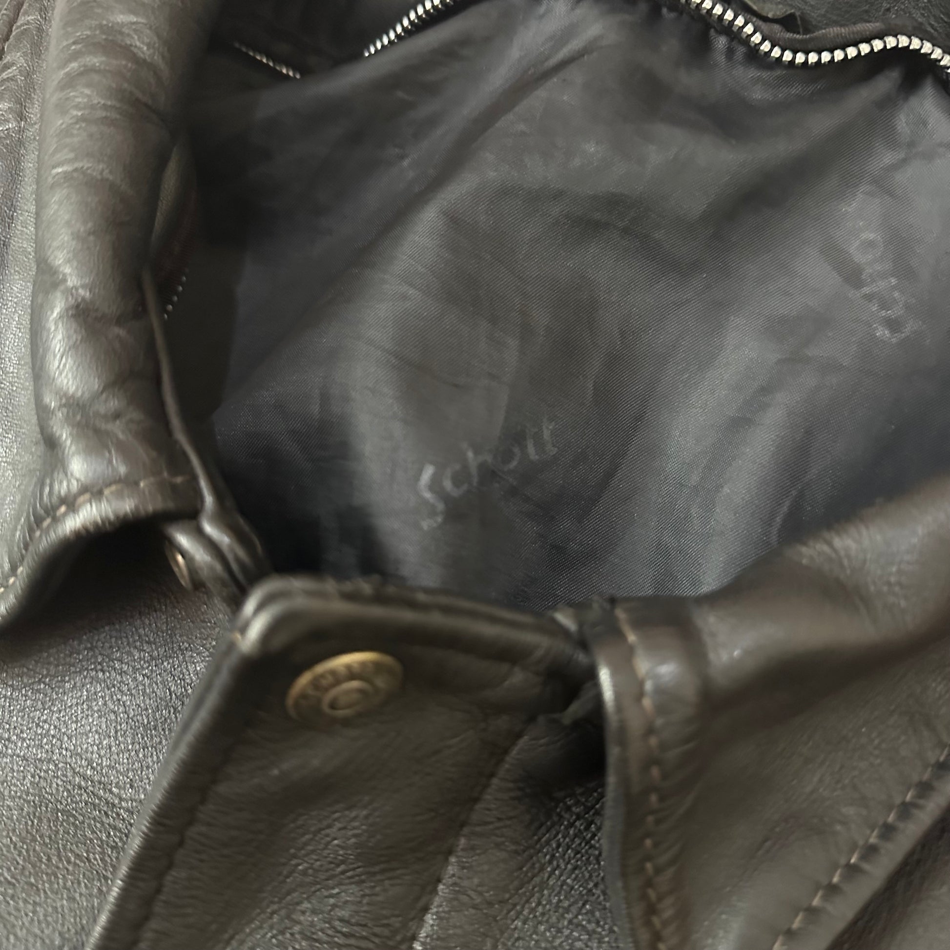 SCHOTT 684SM 80s leather jacket bomber