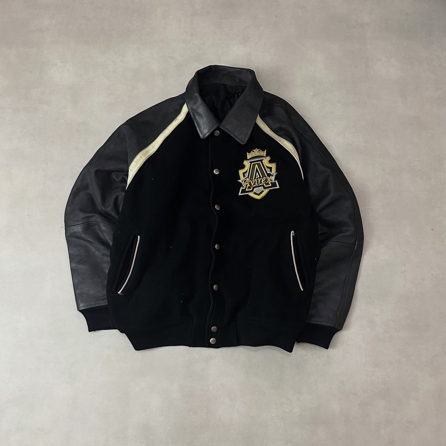 Y2k avirex varsity double face