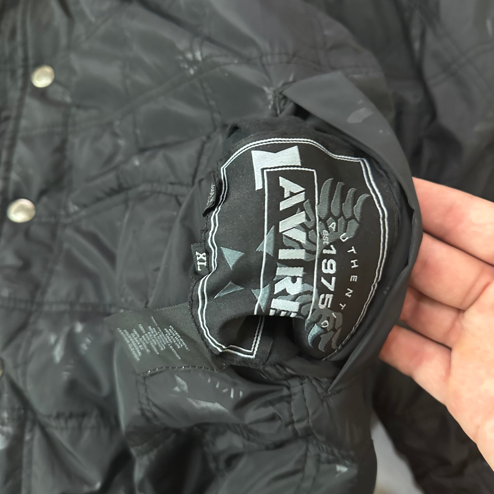 Y2k avirex varsity double face