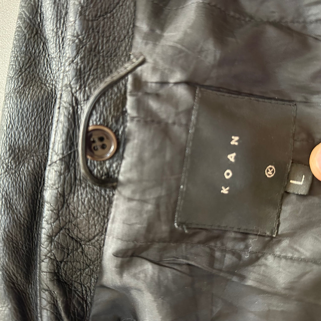 Vtg leather jacket
