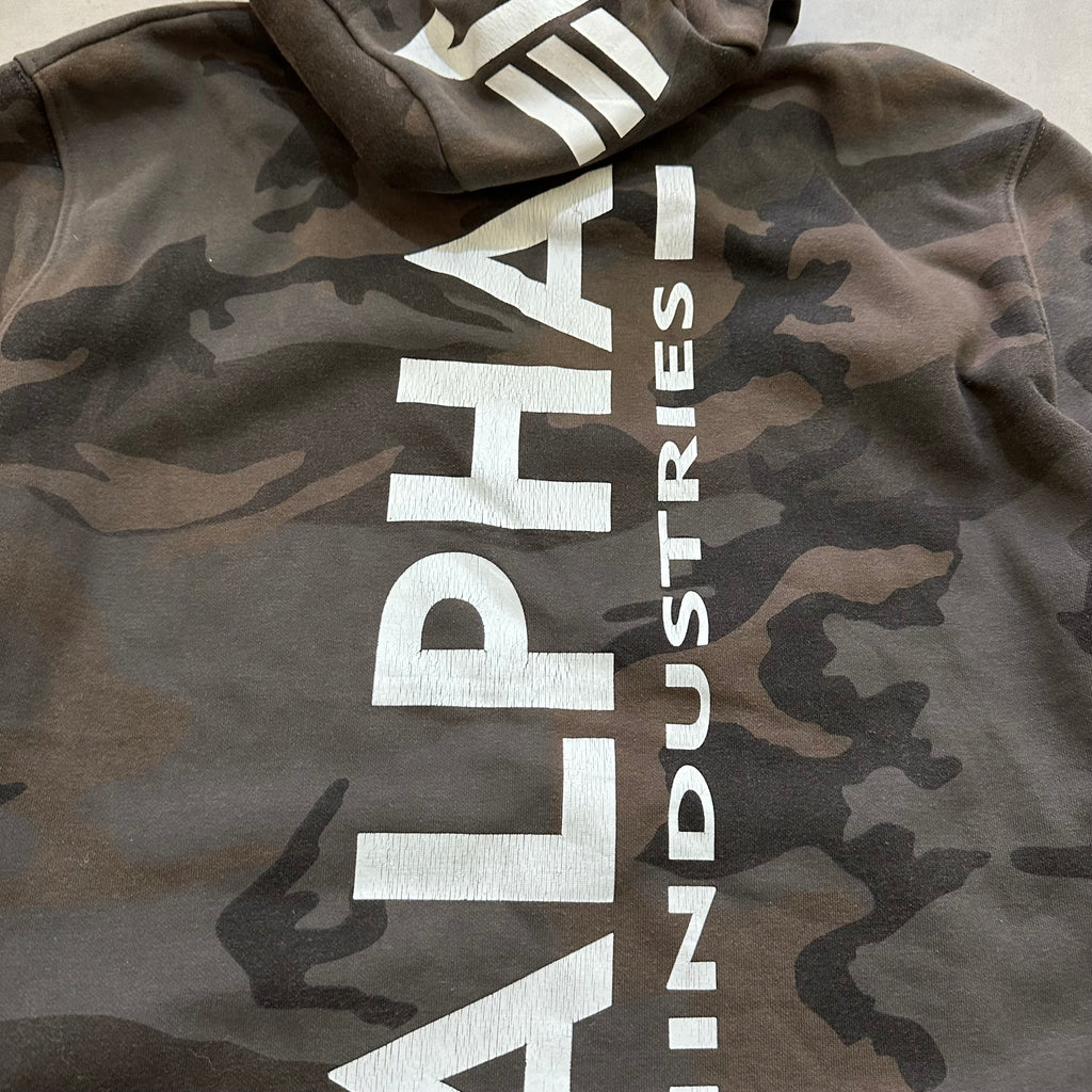 Alpha industries Backprint Camo Hoodie