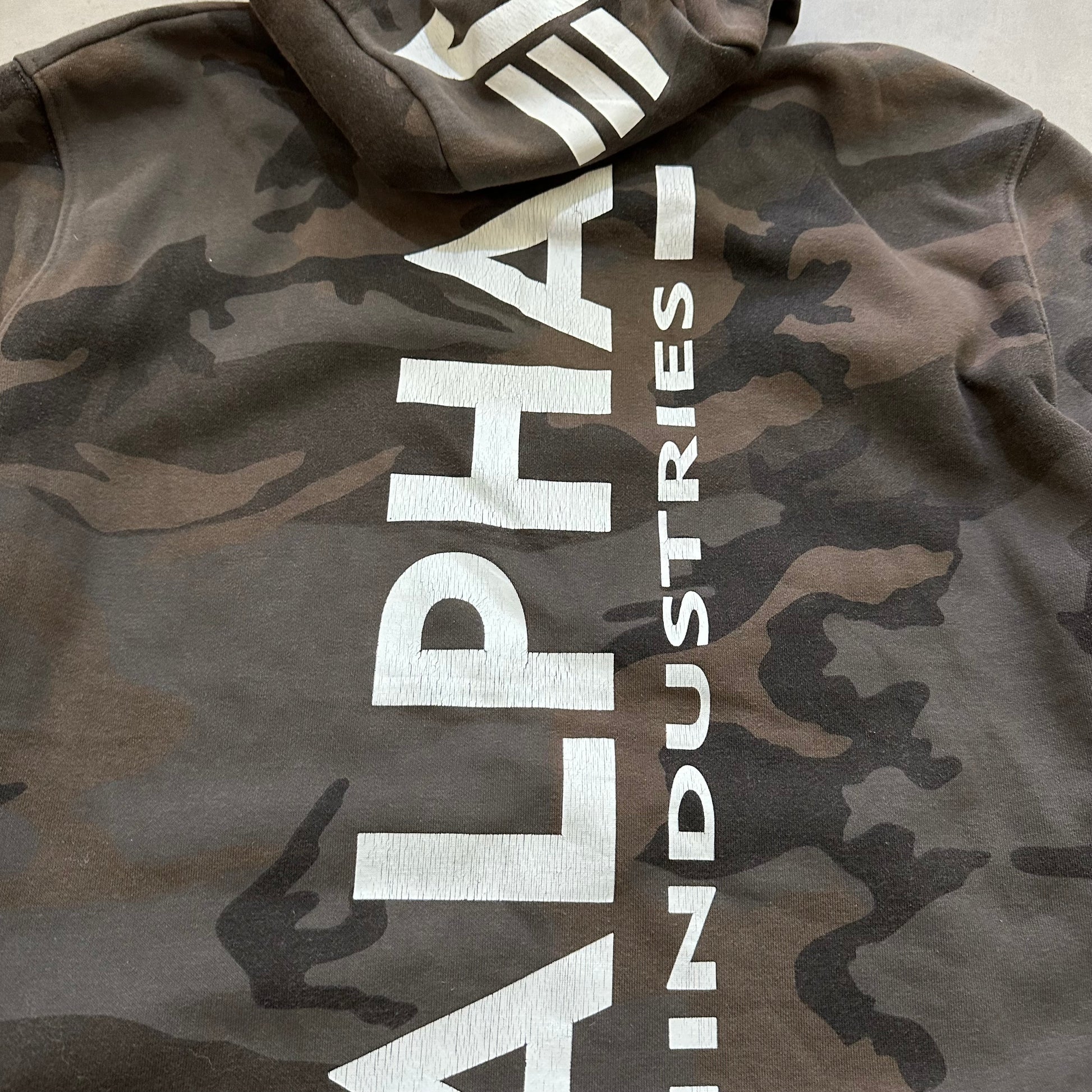 Alpha industries Backprint Camo Hoodie
