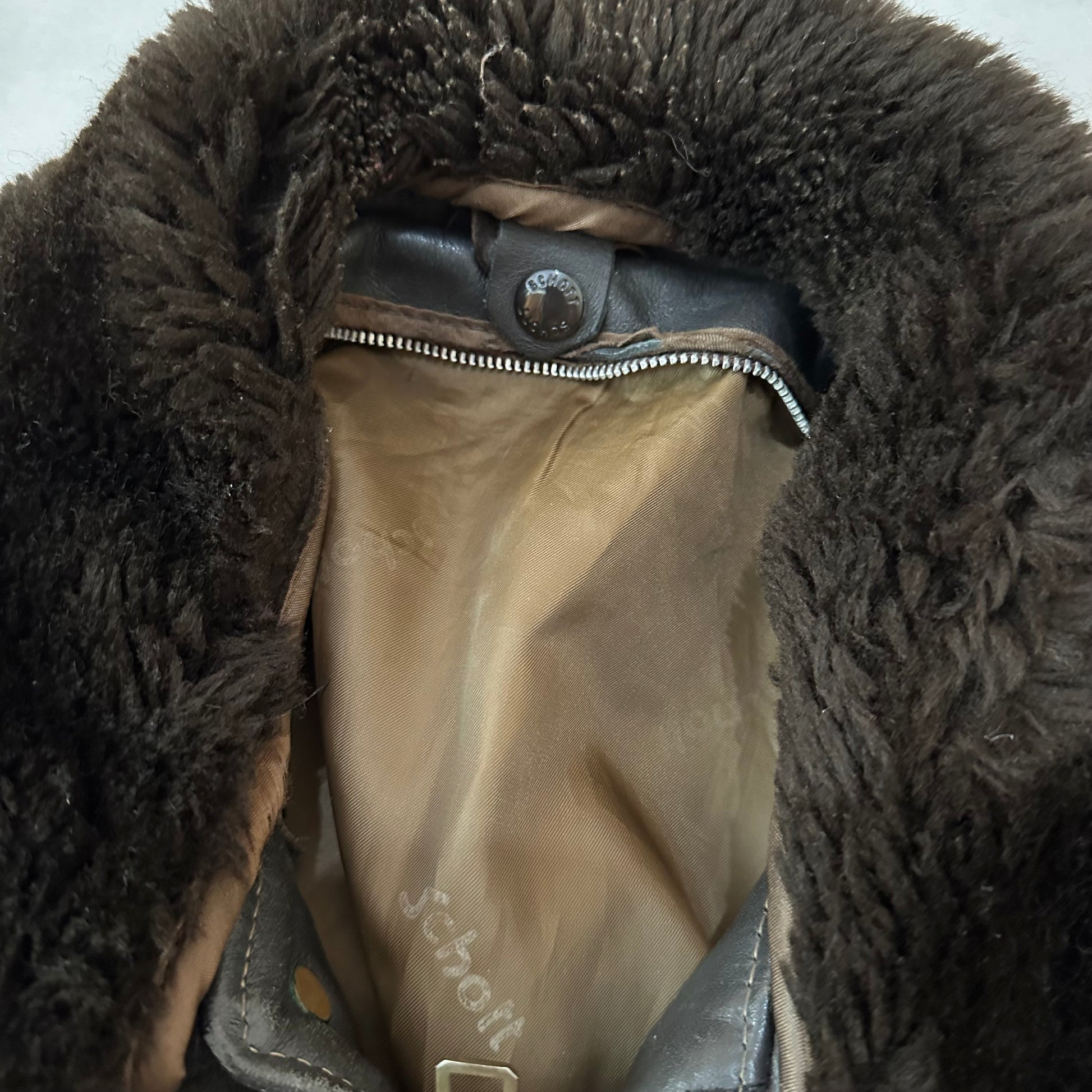Schott 684SM 80s Leather jacket size xl