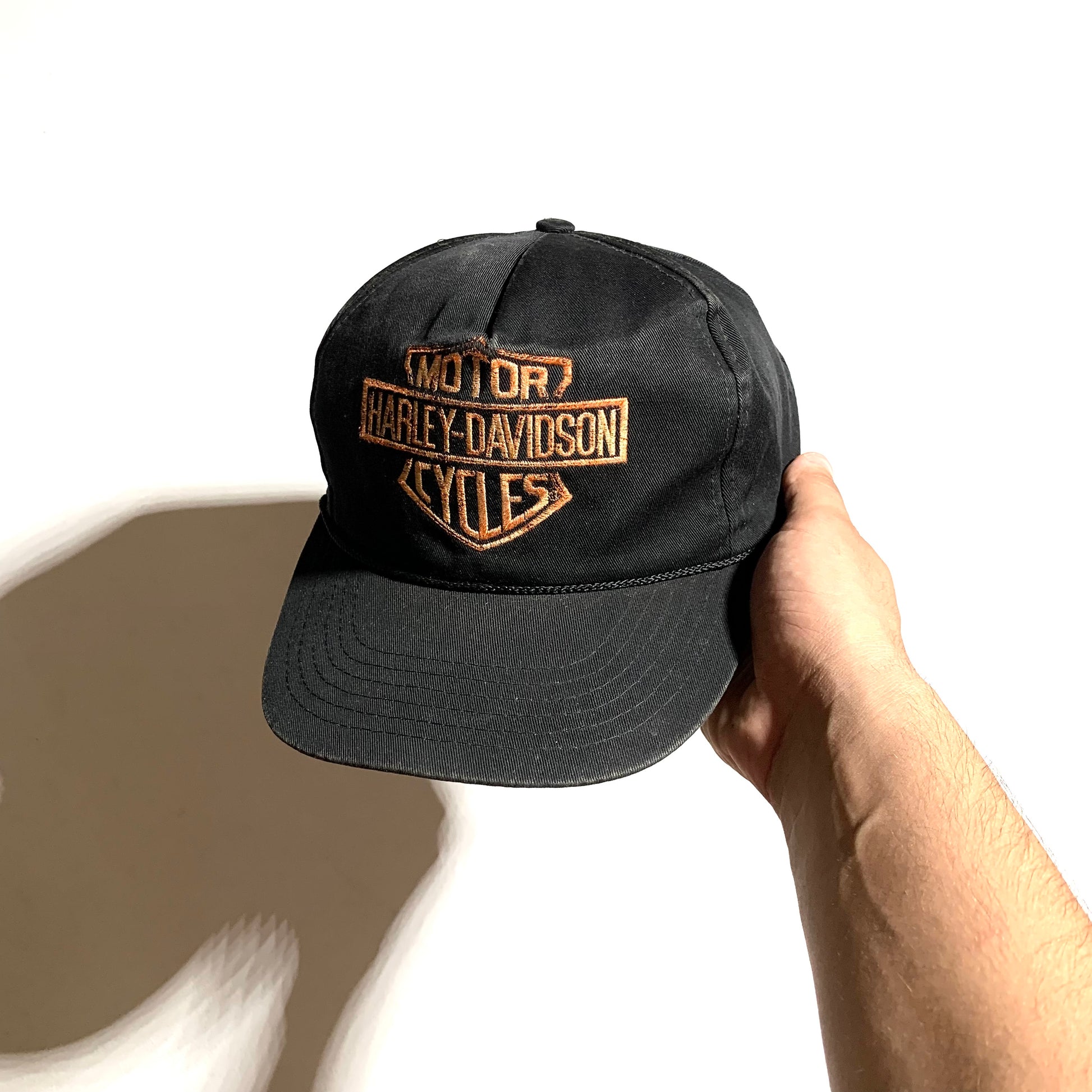 Vtg 80 s harley davidson hat