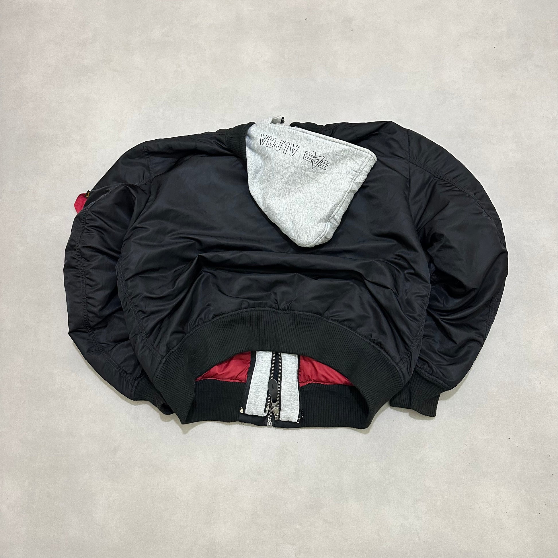 ALPHA INDUSTRIES MA-1 D-Tec Hood Bomber Jacket