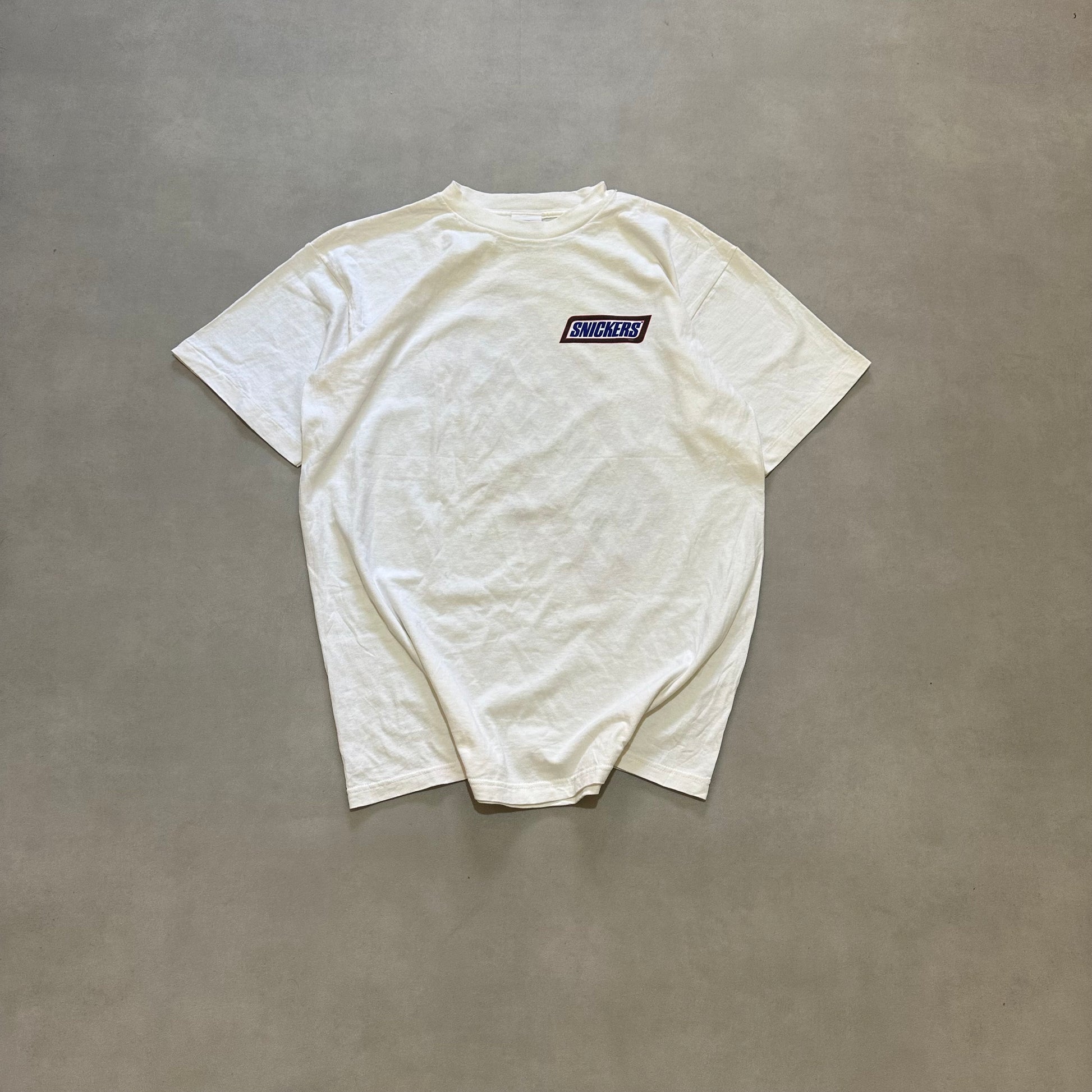Vtg 90s snickers bar tshirt single stitch
