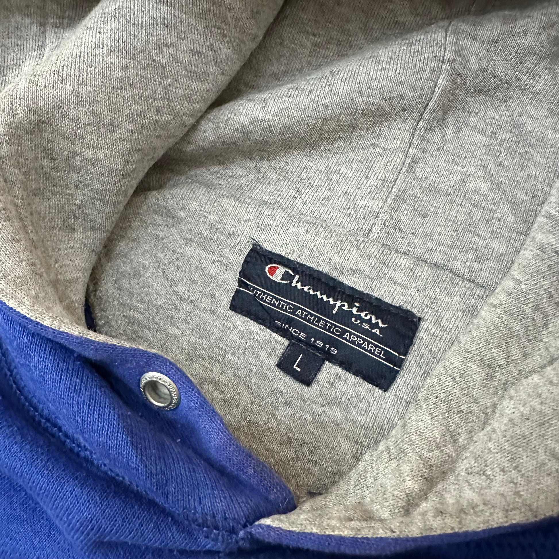 Vtg Champion hoodie blue