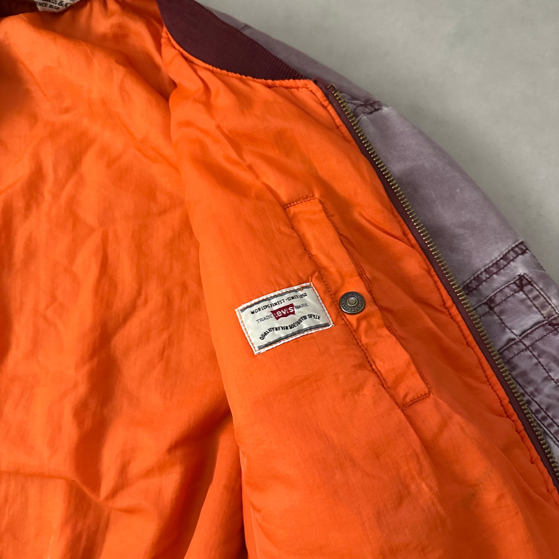 VTG LEVIS MA-1 flight bomber jacket