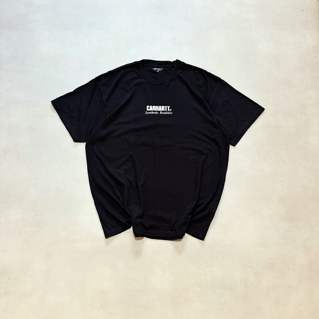 Carhartt WIP synthetic realities backprint t-shirt in black