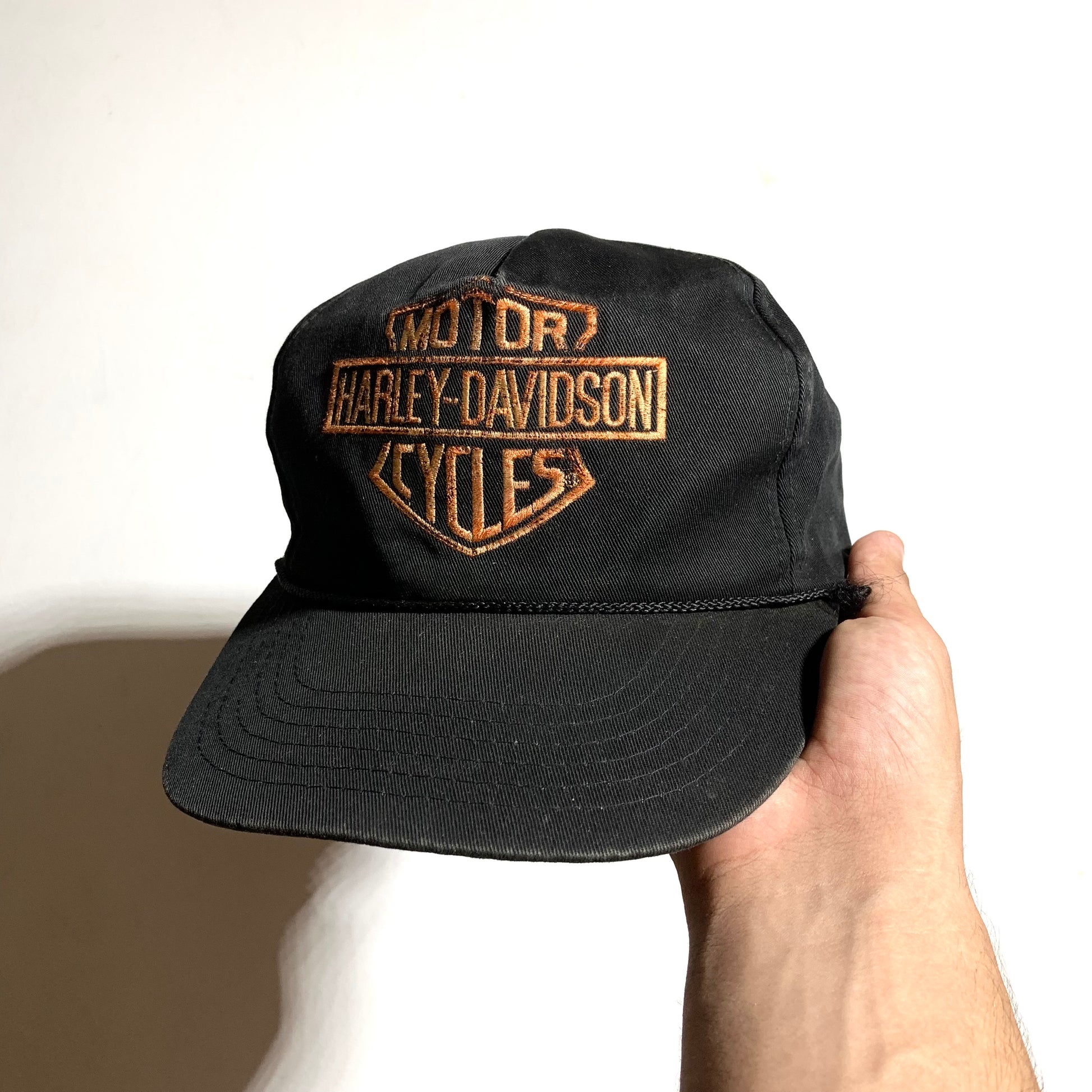 Vtg 80 s harley davidson hat