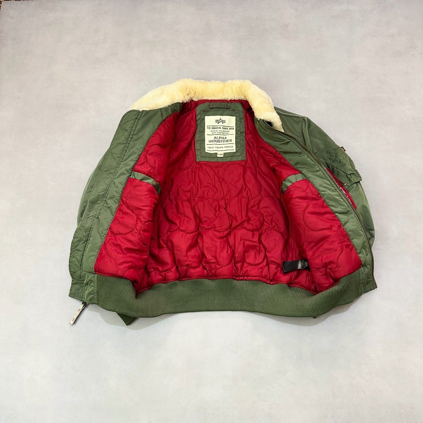 ALPHA INDUSTRIES INJECTOR III OLIVE JACKET