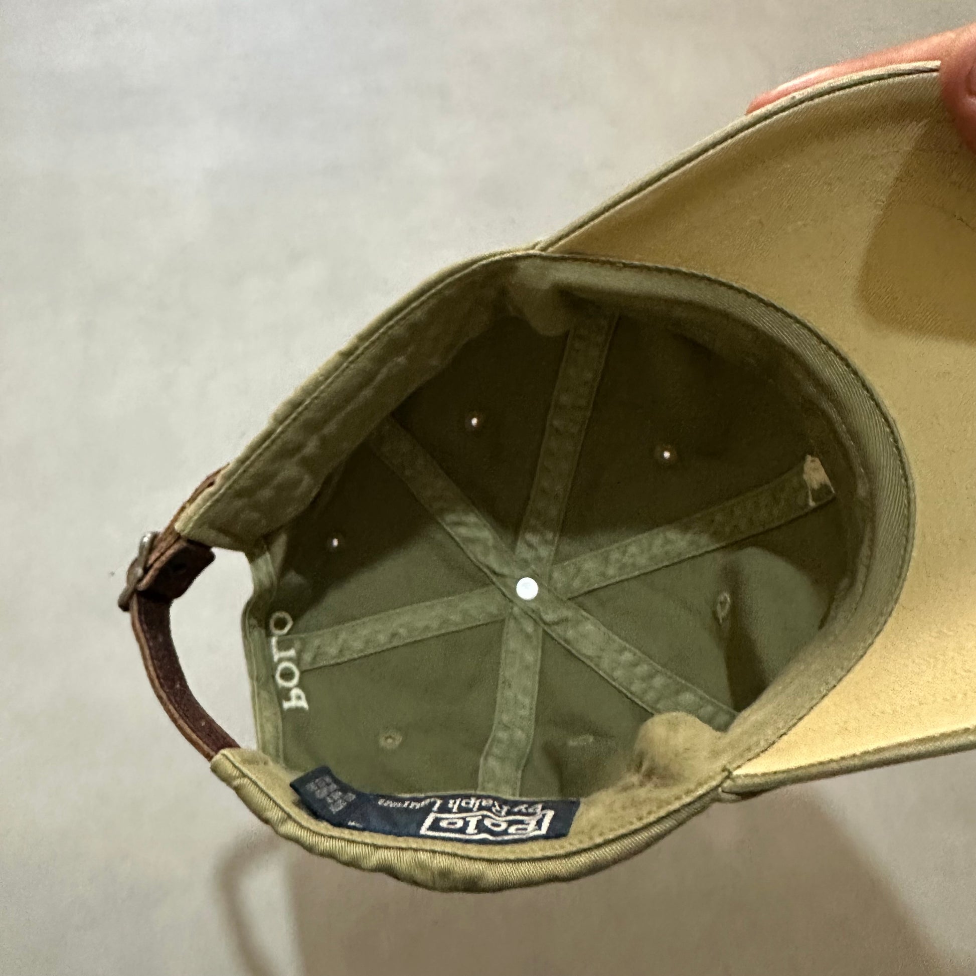 POLO RALPH LAUREN COTTON CHINO BASEBALL CAP
