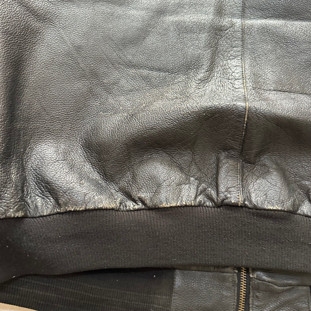Vtg leather jacket