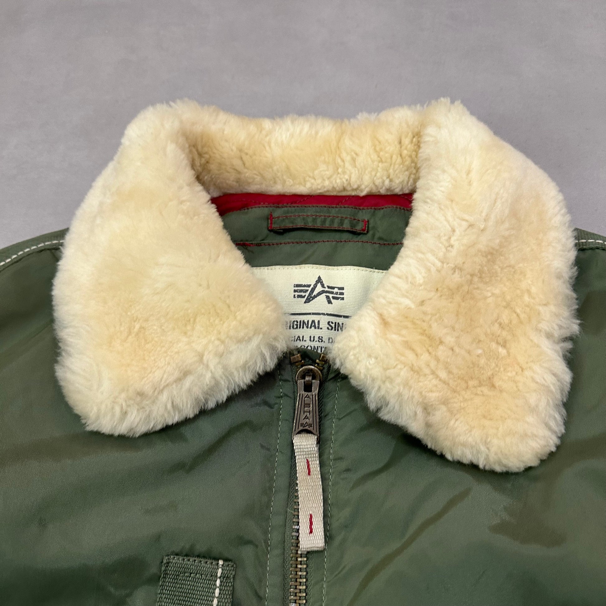 ALPHA INDUSTRIES INJECTOR III OLIVE JACKET