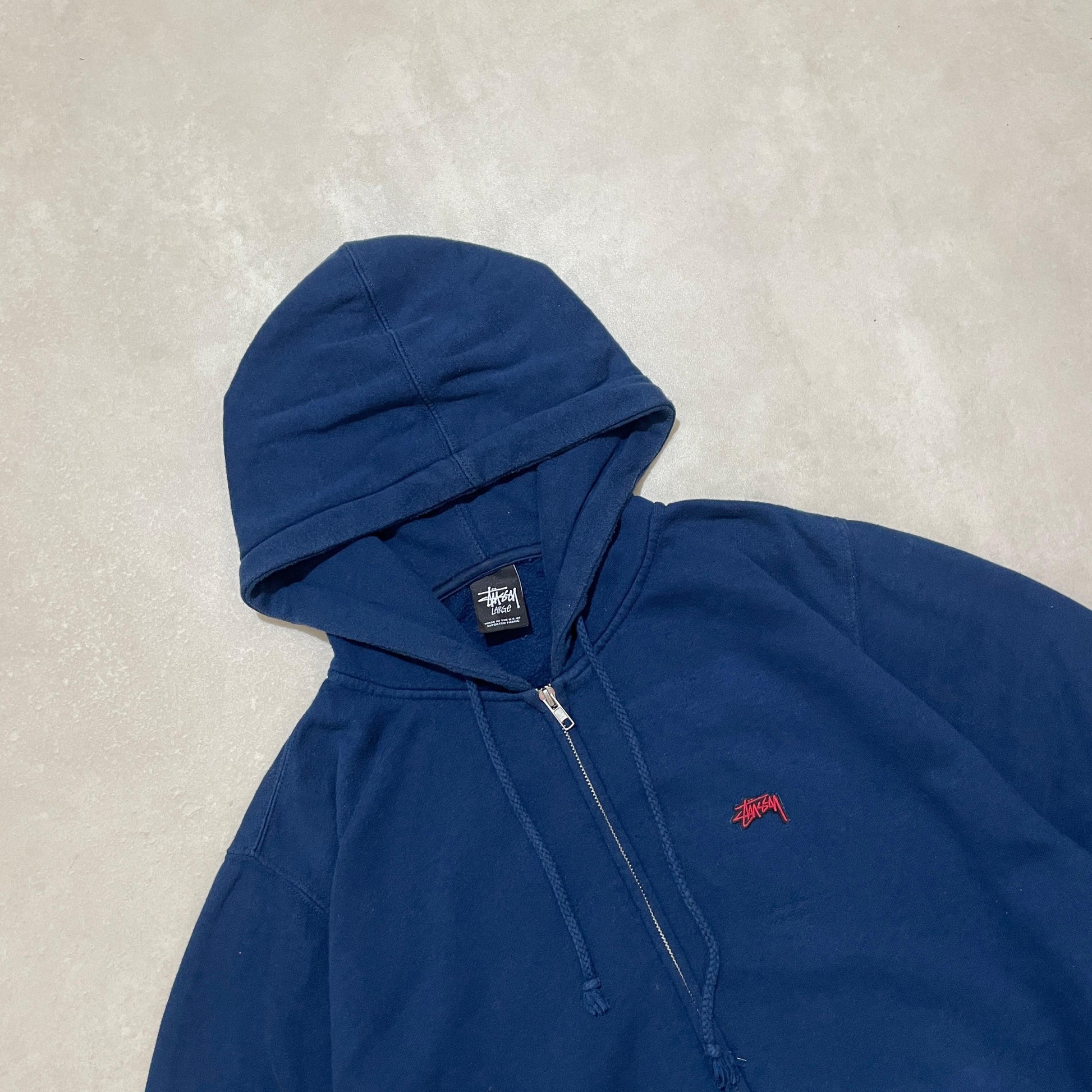 STUSSY ZIPER HOODIE