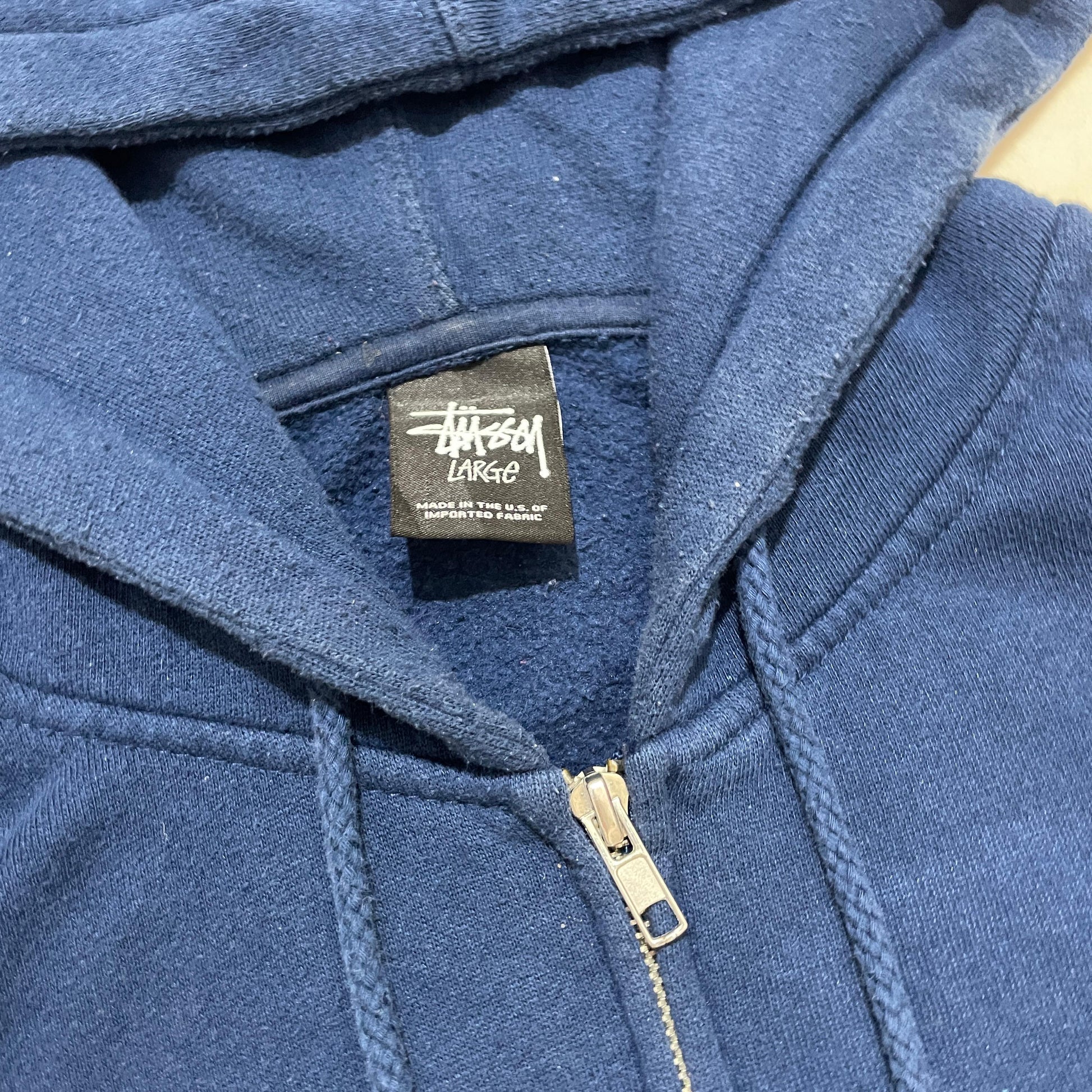 STUSSY ZIPER HOODIE
