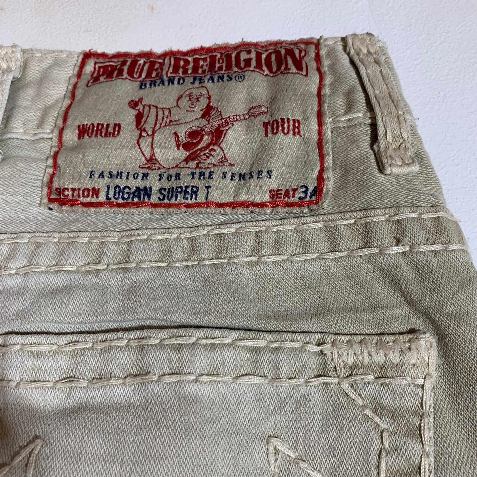 VTG JEANS TRUE RELIGION LOGAN SUPER T RARE COLOR