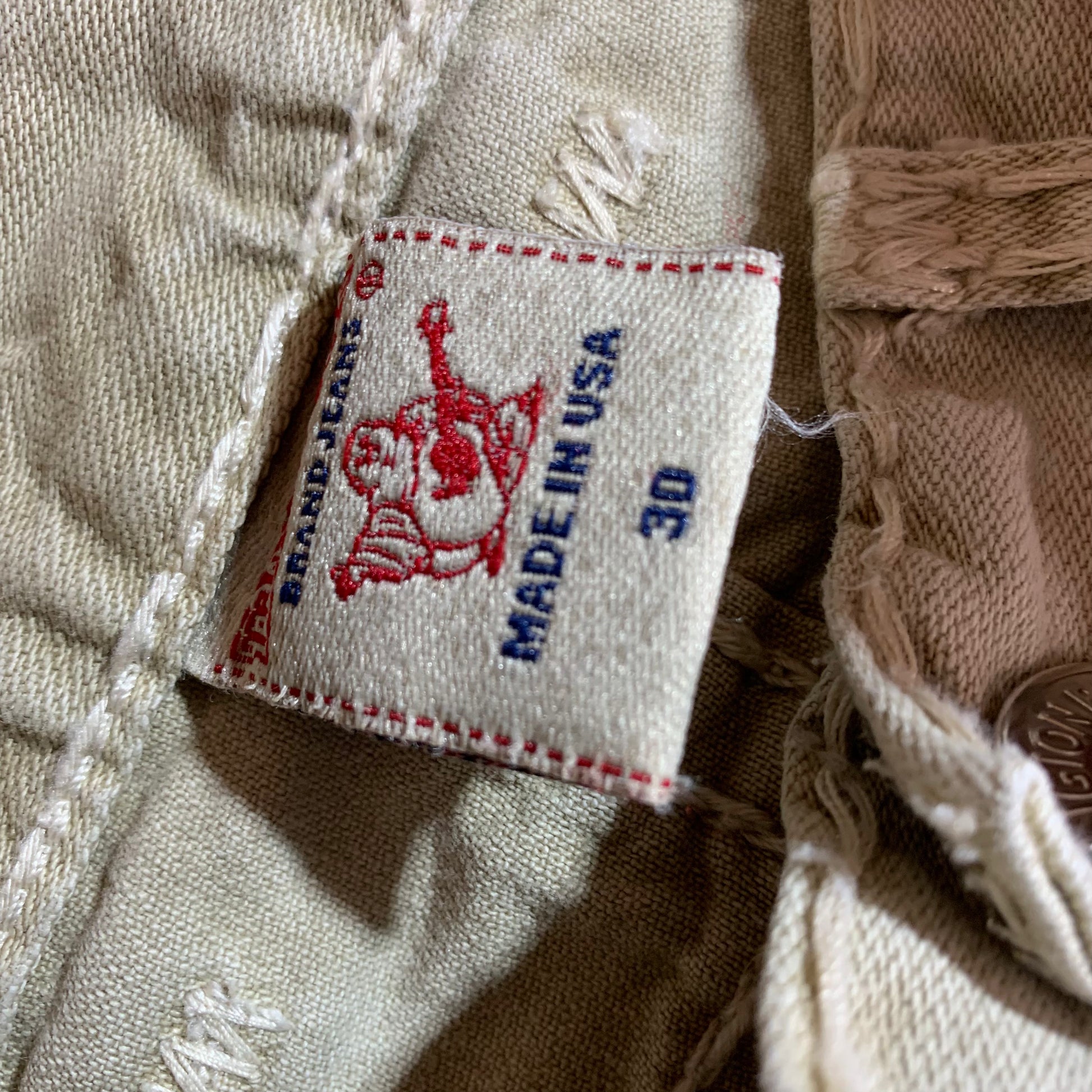 VTG JEANS TRUE RELIGION LOGAN SUPER T RARE COLOR