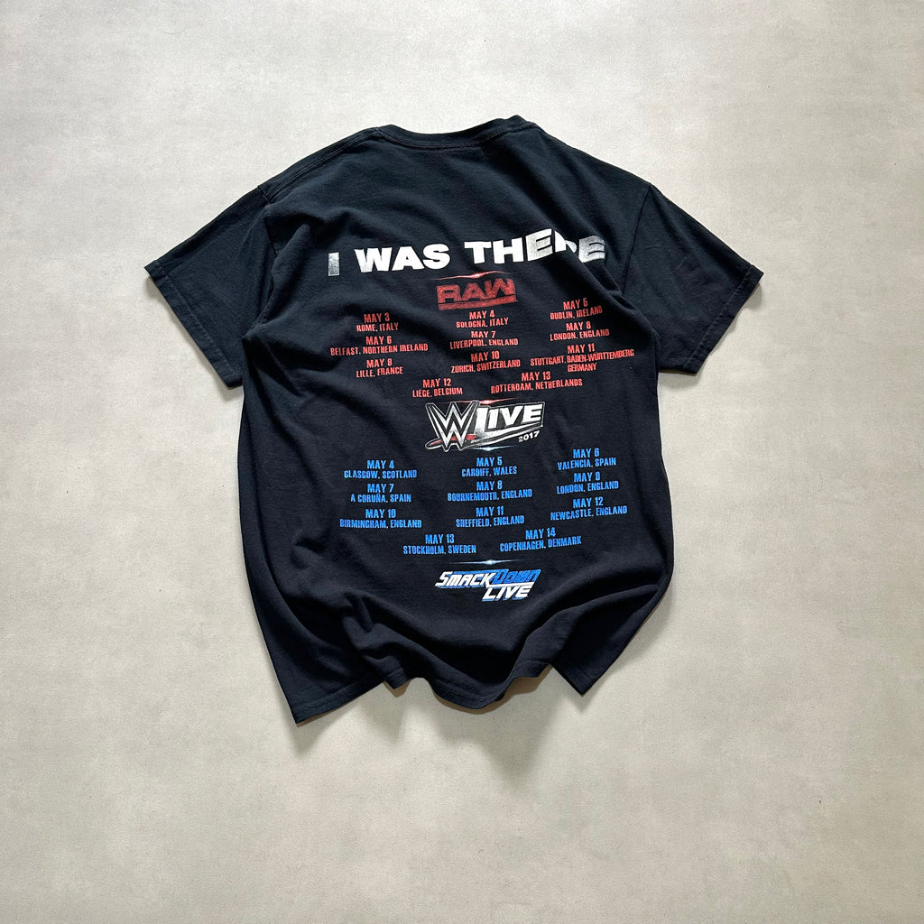 VINTAGE 2017 WWE WLIVE " IWAS THERE " SHIRT RARE