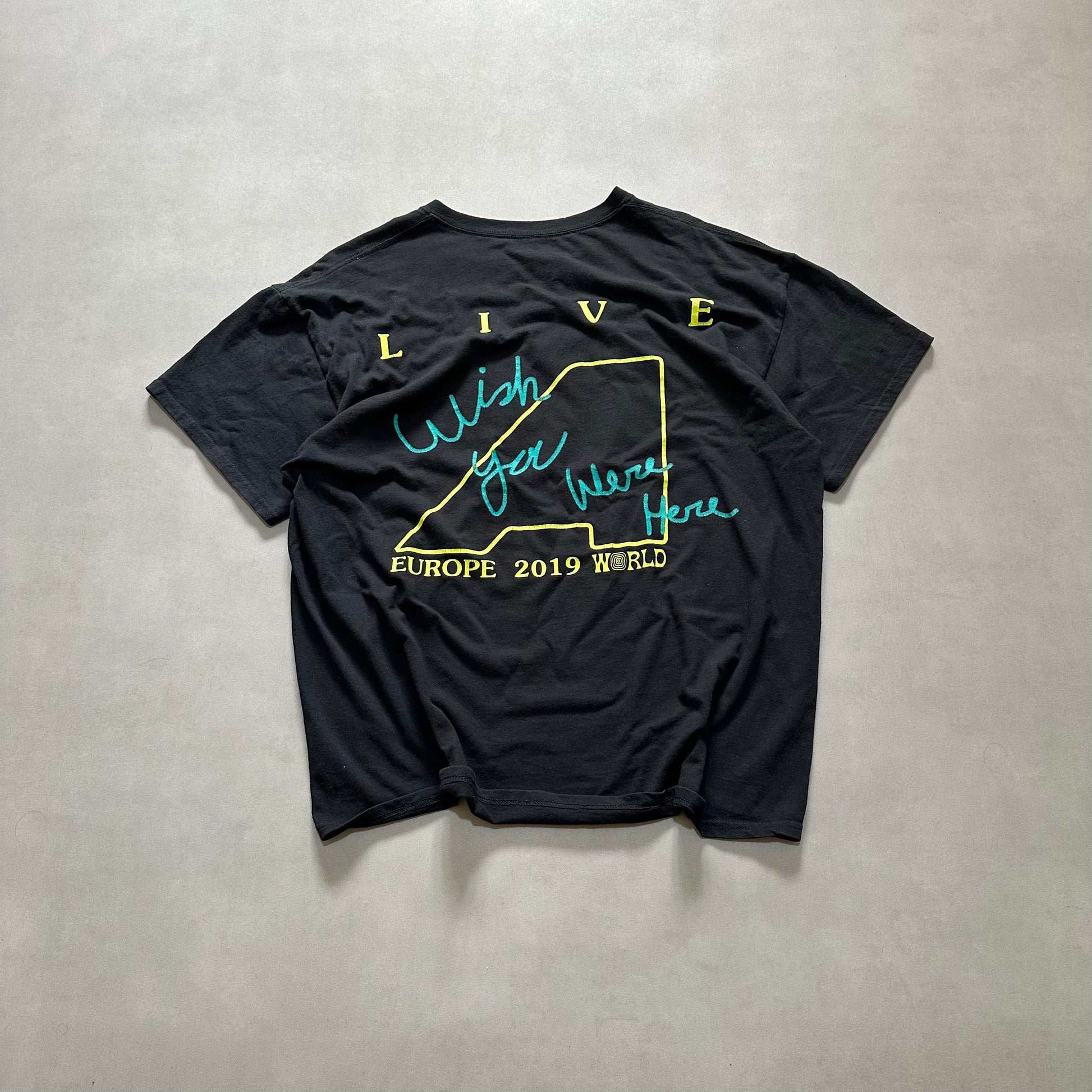 TRAVIS SCOTT ASTROWORLD WISH YOU WERE HERE RUBBER DUCK TOUR 2019 TSHIRT