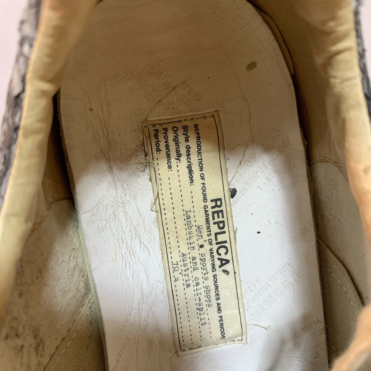 VTG MAISON MARGIELA REPLICA GATS (AUTHENTIC)